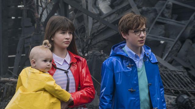 Blue Parka worn by Klaus Baudelaire (Louis Hynes) as seen in A Series of Unfortunate Events