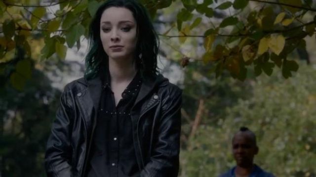Beau Studded Shirt worn by Lorna Dane (Emma Dumont) in The Gifted (S01E11)