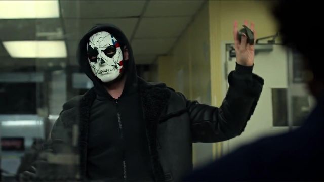 The zipped hoody black worn by Billy Russo (Ben Barnes) in Marvel's The Punisher S02E07