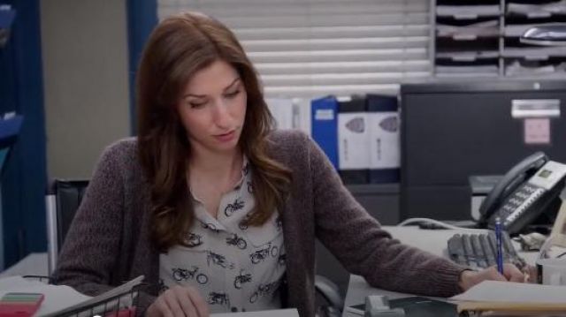 Equipment Bike print shirt worn by Gina Linetti (Chelsea Peretti) in ...