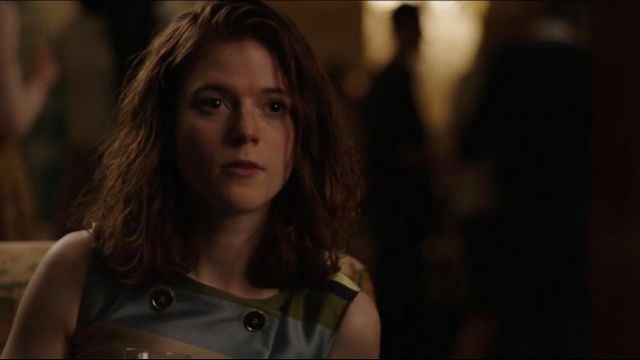 Hobbs London Ada Striped Dress worn by Maia Rindell (Rose Leslie) in The Good Fight (S01E09)