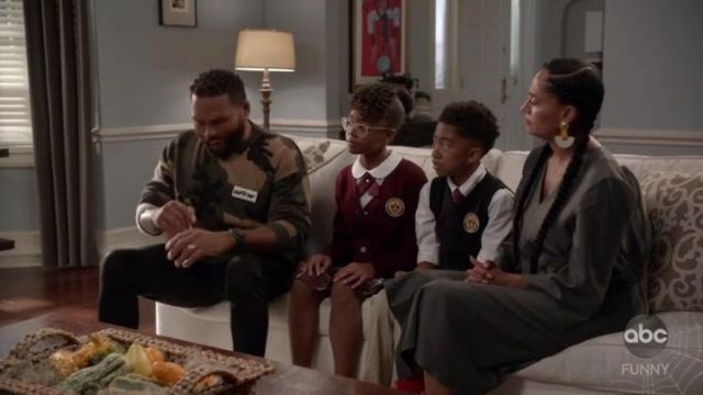 Asymmetrical Drape Skirt worn by Rainbow Johnson (Tracee Ellis Ross) in black-ish (S05E03)