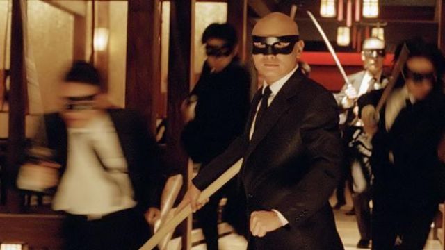Le masque noir de Johnny Mo (Gordon Liu Chia-hui) dans Kill Bill : Volume 1