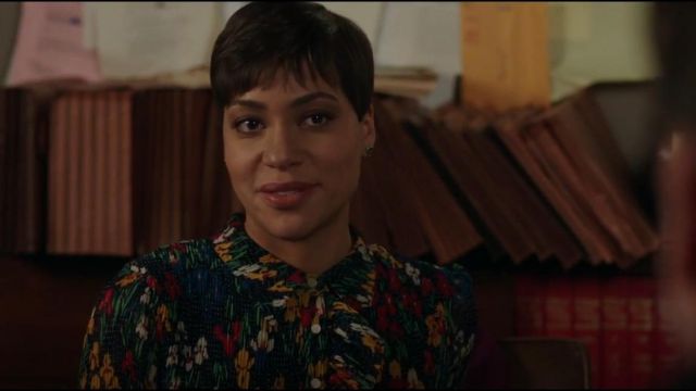 Tory Burch Livia Dress worn by Lucca Quinn (Cush Jumbo) in The Good Fight  (S02E09) | Spotern