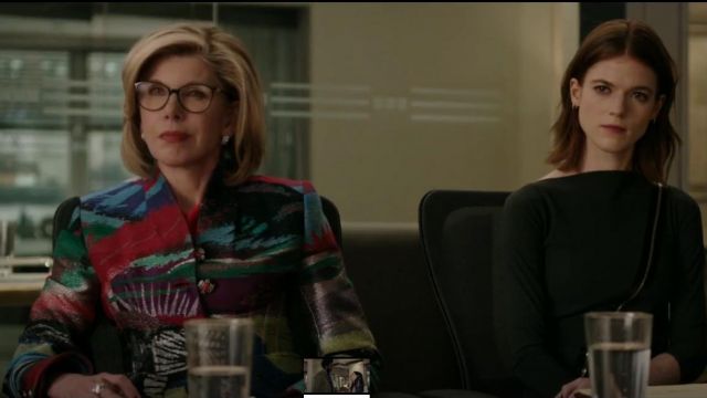 Giorgio Armani Colorful Blazer worn by Diane Lockhart (Christine Baranski)  in The Good Fight (S02E11) | Spotern