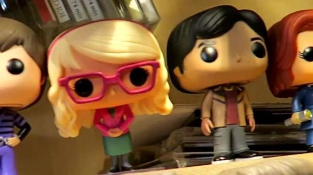 The figurine Funko Pop! Raj in The Big Bang Theory of Modzii in his video THE biggest COLLECTION OF FIGURINES POP! OF FRANCE !