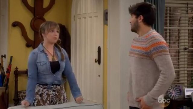 Marc by MArc Jacobs Rossignol " Impression de la Soie Jupe portée par Kristin Baxter (Amanda Fuller) dans le Dernier Homme Debout (S04E04)
