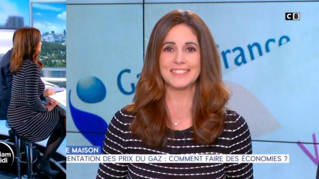 La robe de Caroline Munoz dans William à midi du 30/01/2019