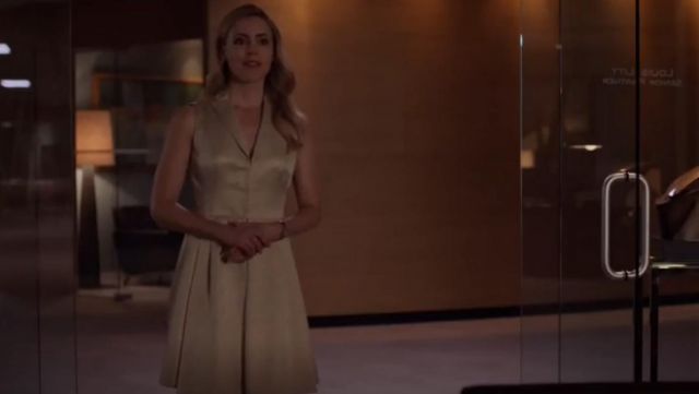 Akris Sleeveless Mini Dress worn by Katrina Bennett (Amanda Schull) in Suits (S08E03)