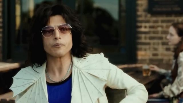 Les lunettes de soleil aviator de Freddie Mercury (Rami Malek) dans Bohemian Rhapsody
