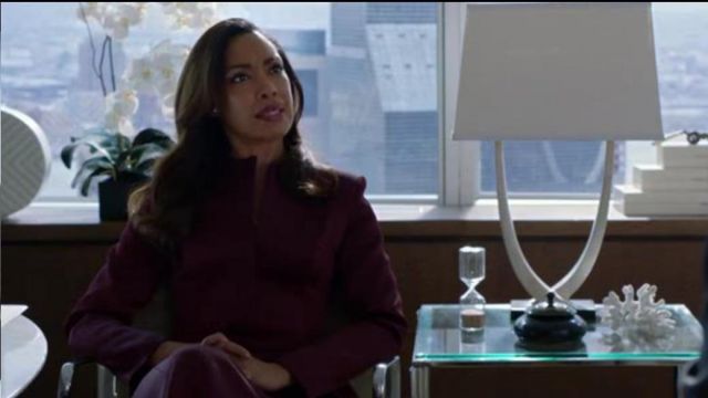 Christopher Kane Satin Peplum Veste portée par Jessica Pearson (Gina Torres) dans les Costumes (S05E03) (S05E03)