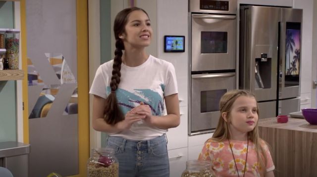 Madewell 9" High-Rise Skinny Crop Jeans usados por Paige Olvera (Olivia Rodrigo) como se ve en Bizaardvark S03E12