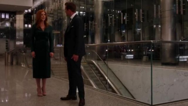 Dion Lee Long Sleeved Utility Dress worn by Donna Paulsen (Sarah Rafferty) in Suits (S07E11)