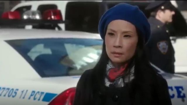 Athena Procopiou The Fir Tree Scarf worn by Dr. Joan Watson (Lucy Liu) in Elementary (S02E10)