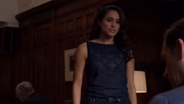 Isabel Marant Allen Top worn by Rachel Zane (Meghan Markle) in Suits (S06E04)