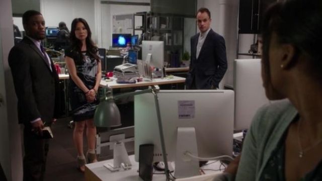 All Saints Reverso Rip It Up Dress worn by Dr. Joan Watson (Lucy Liu) in Elementary (S03E04)