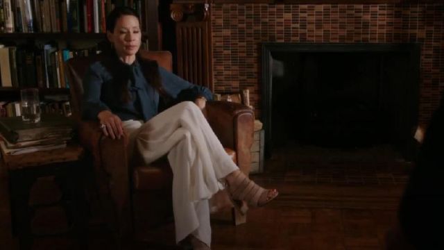Chloe Star Perforated Sandals by See worn by Dr. Joan Watson (Lucy Liu) in Elementary (S04E02)