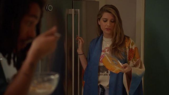 Madeworn The Rolling Stones North American Tour 1972 Graphic T Shirt worn by Nomi Segal (Emily Arlook) in grown-ish (S02E08)