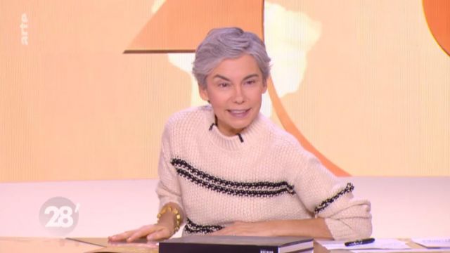 The sweaters in stripes of Elisabeth Quin in 28 minutes of 09/02/2019