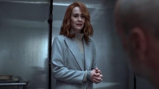 Grey Long Jacket worn by Dr. Ellie Staple (Sarah Paulson) as seen in Glass