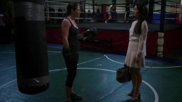 See by Chloe Star Perforated Sandals worn by Dr. Joan Watson (Lucy Liu) in Elementary (S04E04)