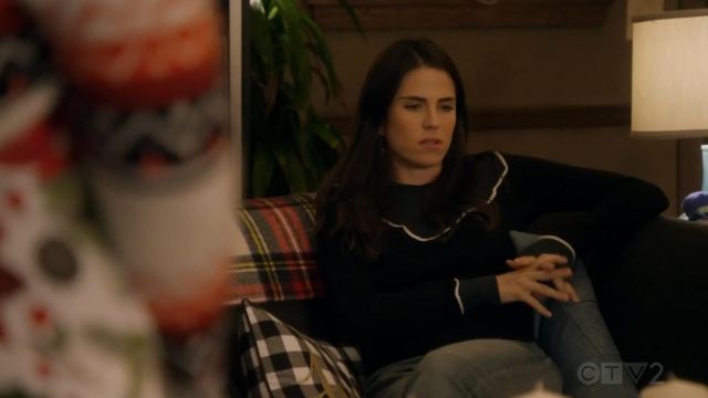 The sweater Veronica Beard worn by Laurel Castillo (Karla Souza) in Murder S05E13