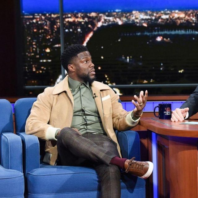 Las zapatillas Common Projects de Kevin Hart en su cuenta de Instagram @kevinhart4real