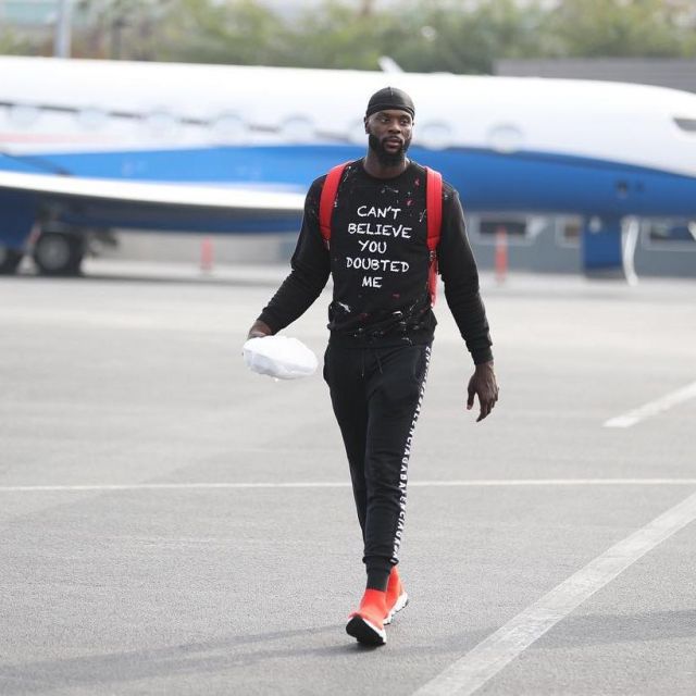 Balenciaga speed trainer worn by Lance Stephenson on the Instagram account @stephensonlance