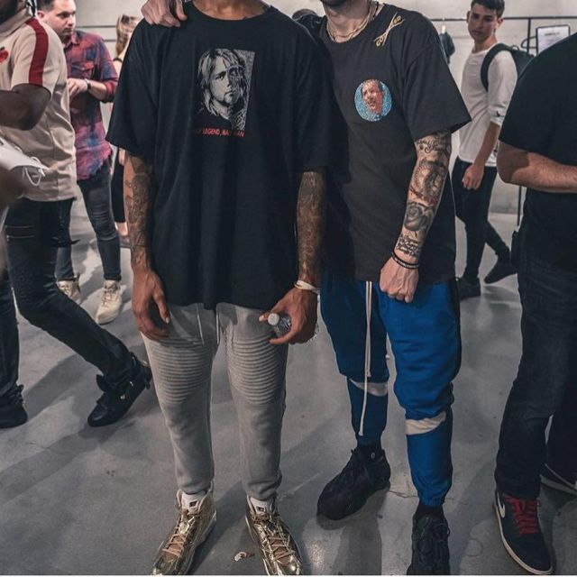 Sneakers Air Jordan 6 Retro Pinnacle "pinnacle" worn by D'Angelo Russell on the Instagram account @dloading