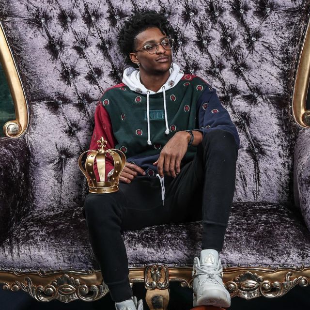 Kith x Tommy Hilfiger Crest Hoodie Multi worn by De'Aaron Fox on the Instagram account @leaguefits