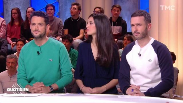 Le sweatshirt Tranquille Émile de Julien Bellver dans Quotidien 20/02/2019