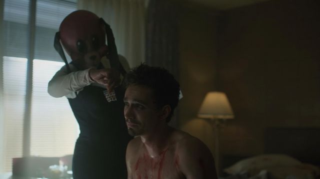 The mask of Cha-Cha (Mary J. Blige) in The Umbrella Academy S1