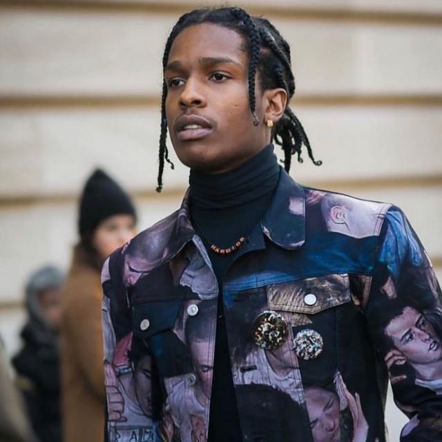 The jacket Dior X Kris Van Assche worn by A$AP Rocky on the account ...