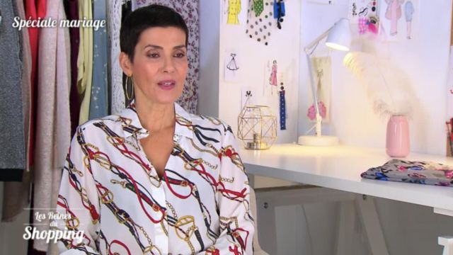 La chemise imprimée de Cristina Córdula dans Les reines du shopping