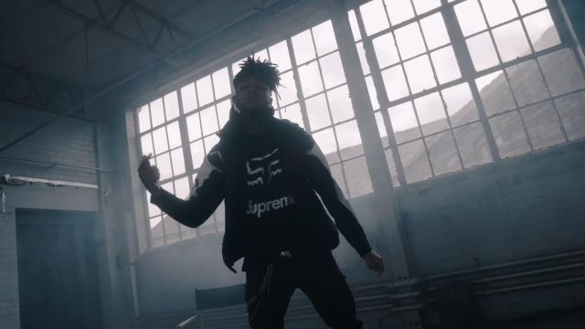Supreme Fox Racing Moto Jersey Top worn by Scarlxrd in his HEAD GXNE. music video | Spotern