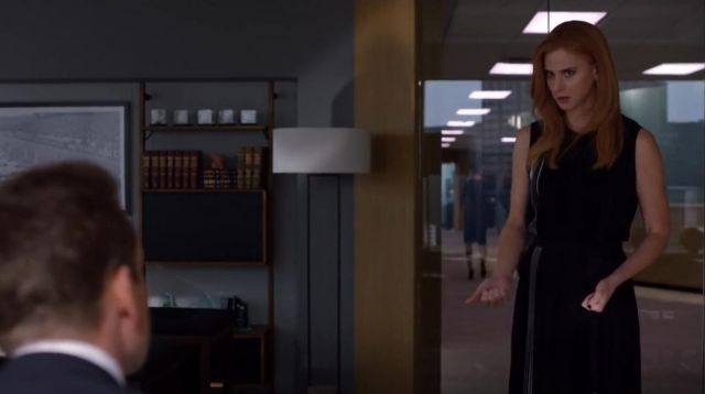 Givenchy Mixed Pleat Dress worn by Donna Paulsen (Sarah Rafferty) in Suits (S08E15)