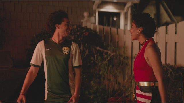 Red Top worn by Abby (Alexandra Shipp) for her Wonder Woman costume in Love, Simon