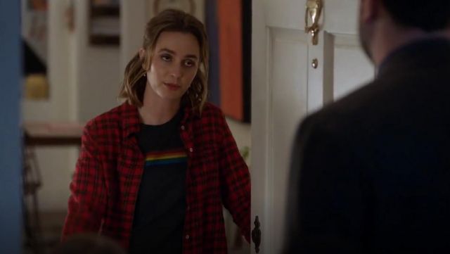 H&m Chemise portée par Angie d'Amato (Leighton Meester) dans un Seul des Parents (S01E17)