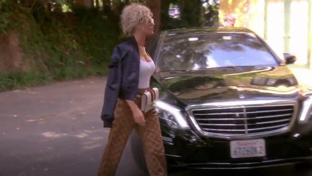 Gucci   GG Technical Jersey Jogging Pant worn by Dorit Kemsley in The Real Housewives of Beverly Hills (S09E01)
