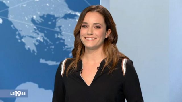 The top stripe Laëtitia Simões in The 19:45 M6 of the 01/03/2019