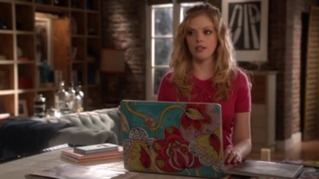 Kate Spade New York Ellis Bow-Necklace Top worn by June Colburn (Dreama Walker) in Don't Trust the B---- in Apartment 23 (S02E06)