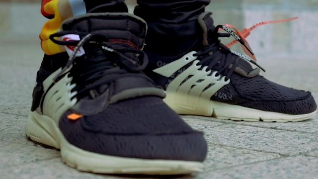 Treasure paste curl The pair of sneakers Nike Air Presto Off-White OG of Lord Esperanza in her  video Freestyle Booska, Dead Or alive | Spotern