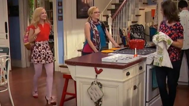 Wild Diva The Best of Times Heel in Red worn by Liv Rooney (Dove Cameron) in Liv and Maddie (S02E11)