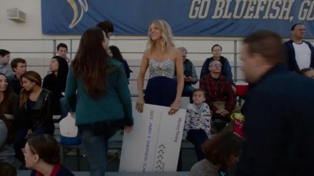 Decode 1.8 Strapless Embellished Bodice & Chiffon Skirt Gown worn by Mackenzie Murphy (Kaitlin Olson) in The Mick (S02E07)