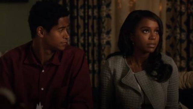 Generation Love Duncan Quilt Moto Jacket of Michaela Pratt (Aja Naomi King) in How to Get Away with Murder (S01E05)