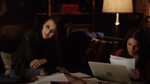 All Saints Cargo Biker Jacket worn by Rebecca Sutter (Katie Findlay) in How to Get Away with Murder (S01E15)
