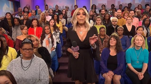 Marled by Reunited Clothing Black Bell Sleeve Dress worn by Wendy Williams on The Wendy Williams Show January 23, 2019