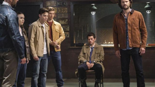 Trenchcoat worn by Castiel (Misha Collins) as seen in Supernatural S14E01
