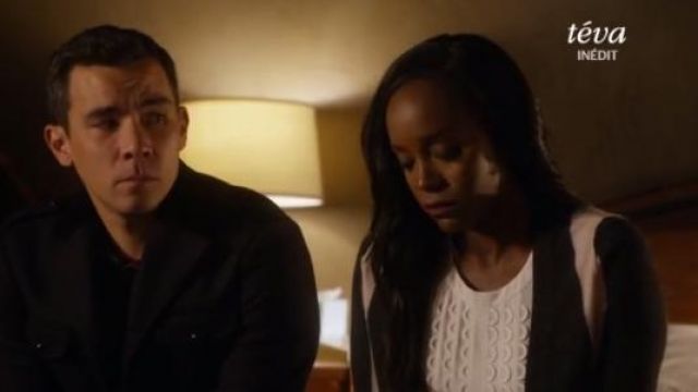 A.L.C. Silvia Top worn by Michaela Pratt (Aja Naomi King) in How to Get Away with Murder (S04E07)