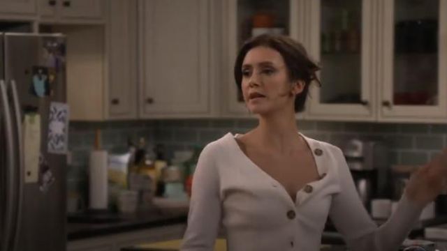 Ronny Kobo Yula Cardigan worn by Clem (Nina Dobrev) in Fam (S01E11)
